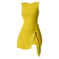 thumbnail image 4 of DHFJKG Tennis Dresses For Women Athletic Dress With Built In Shorts Sleeveless Casual Fitness Mini Dress Gym Sportswear Comfortable Dresses, 4 of 8
