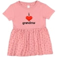 thumbnail image 3 of Inktastic I Love Grandma Girls Baby Dress, 3 of 5