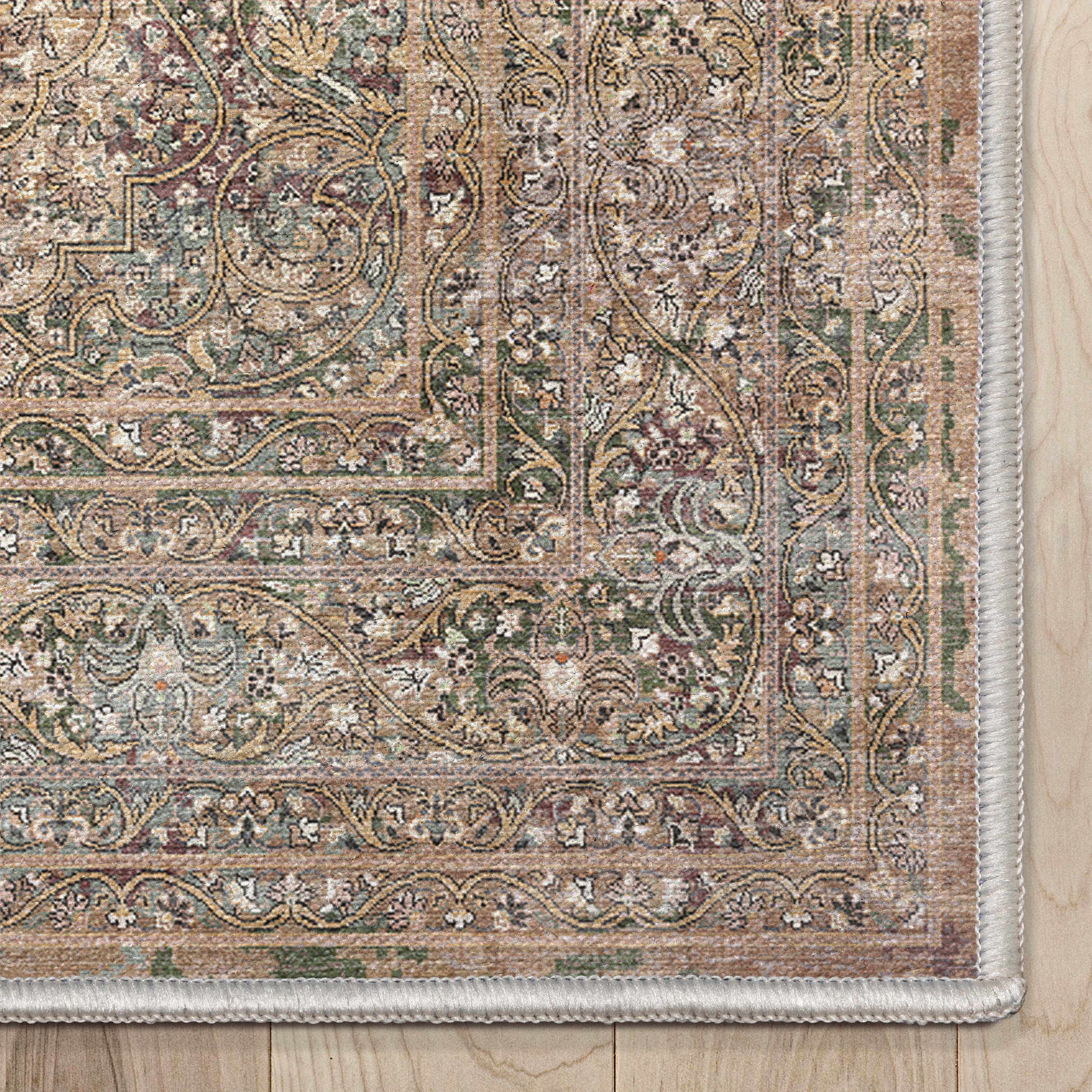 Well Woven Asha Juliette Vintage Oriental Beige 2'3" x 24'9" Runner Rug