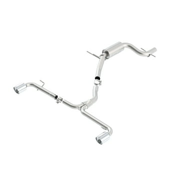 BORLA EXHAUST 140347 10-13 GTI 2.0L FWD SPLIT REAR C-BACK SYSTEM Fits select: 2010-2014 VOLKSWAGEN GTI