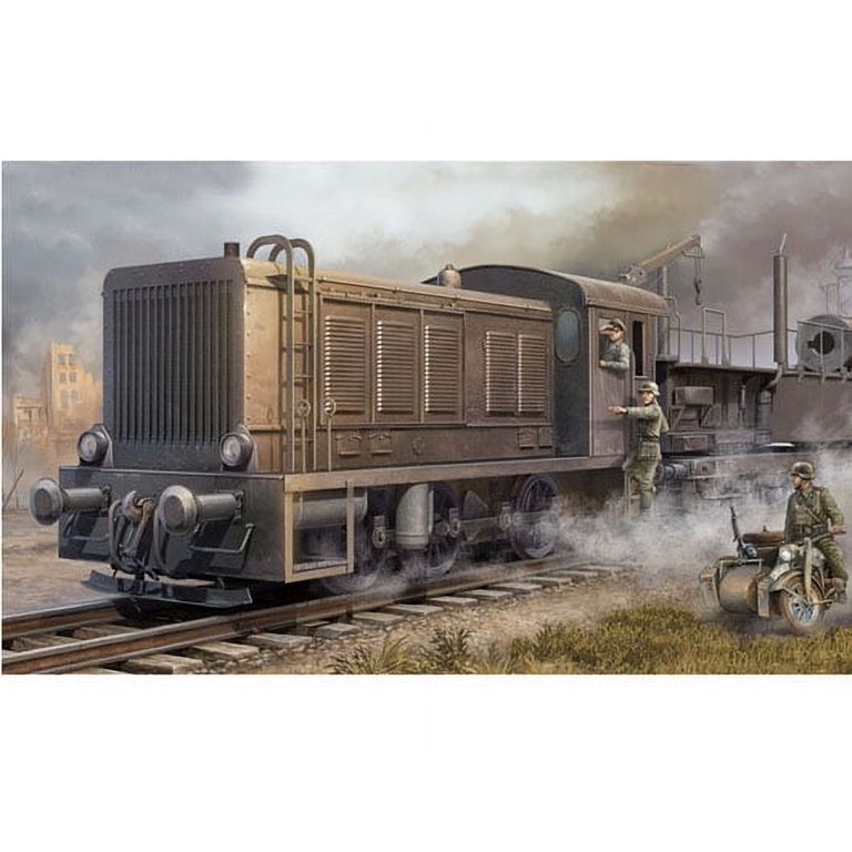 1/35 Scale German WR360 C12 Armored Locomotive - Model Kit Or Display Piece