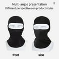 thumbnail image 3 of Mosey Solid Color Balaclava Ski Face Guard Outdoor Fishing Riding Cooling Neck Gaiter Full Head Windproof Sunscreen Headgear, 3 of 8