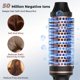 thumbnail image 3 of Rizador de cepillo térmico de turmalina de cerámica de 1,5 pulgadas, rizador iónico para rizos sueltos y voluminosos, cepillo alisador de cabello, 3 of 5