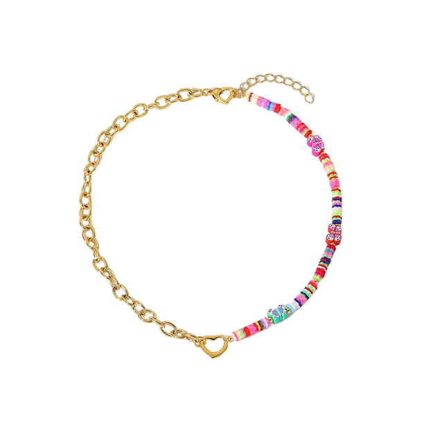 Qarigey Collar de mujer, cadena decorativa con cuello enlazado ...