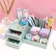 thumbnail image 3 of Caja de almacenamiento de maquillaje, cajón de papelería, soporte cosmético, organizador de mesa de oficina Feliz Sencillez, 3 of 5