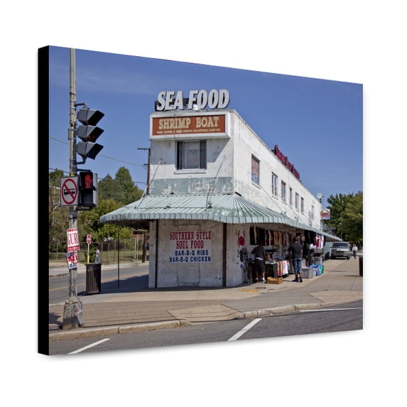 Canvas Print: Seafood Restaurant, Benning Road And East Capitol St., SE