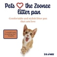 thumbnail image 4 of Sartén para gatos Zoonee Pet con la parte superior abierta hecha en Italia, 4 of 7
