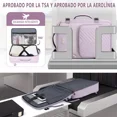 thumbnail image 4 of Mochilas De Viaje Deego 6095 Con Un Neceser Y Bolsillo Mochila Para Laptop De 15.6 Pulgadas Aprobado Por Avión 10kg Antirrobo e Impermeable 36.8 L Violeta, 4 of 8