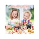 thumbnail image 4 of CUTE STONE Play Kitchen Accessories Set, Kids Cooking Toys Set with Play Pots and Pans, Electronic Induction Cooktop with Sound & Light, Cookware Uten, 4 of 5