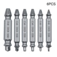 thumbnail image 1 of 6Pcs Damaged Screw Extractor Speed Out Drill Bits Tool X1F1 Bolt Remover W0H7, 1 of 6