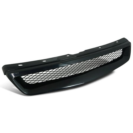 Honda Civic Front Grille Spec-D Tuning For 1999-2000 Honda Civic Lx Ex Si Front Mesh Grill Grille 1999 2000 ()