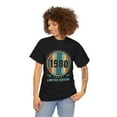 thumbnail image 6 of Vintage 1980 TShirt Women Limited Edition BDay 1980 Birthday Plus Size Tops for Women, 6 of 7