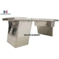 thumbnail image 3 of Nautical-mart Large Aviator Executive Desk - Drawer Shelving - Aircraft Wing (62 Inches), 3 of 5