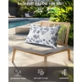 thumbnail image 3 of Vintage Navy Blue Outdoor Head Resting Pillows with Insert Coastal Starfish Corals Shells Conch Ocean 1 Pack Waterproof Lumbar Pillows with Adjustable Strap for Patio Recliner Beach Chair, 12"x20", 3 of 7