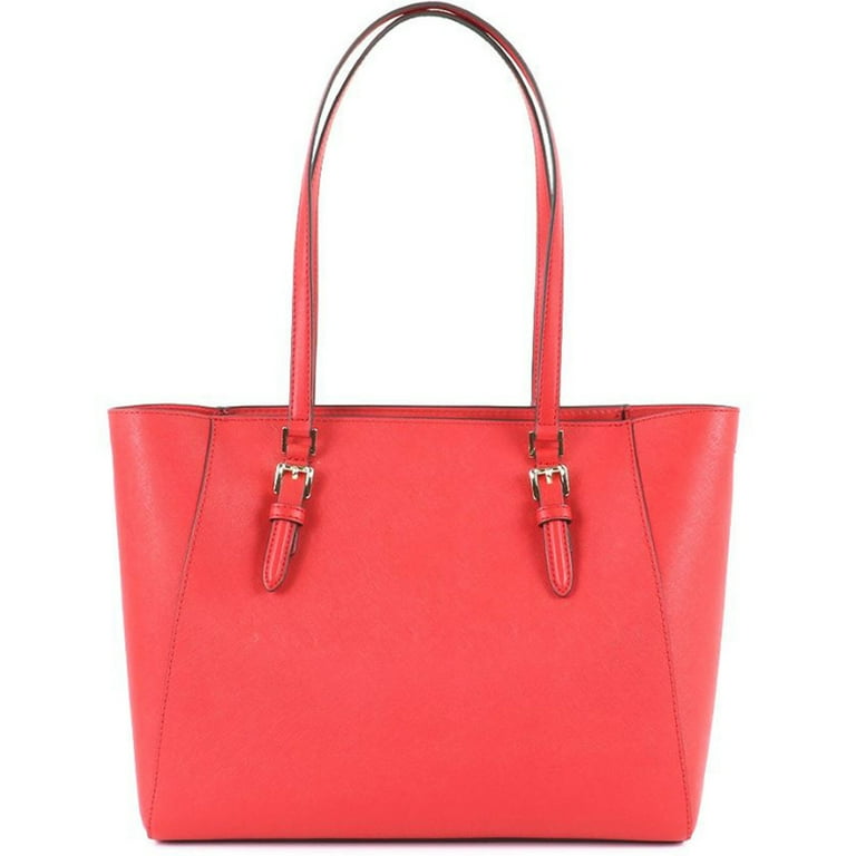 Michael Kors Women's Leather MK Pattern Crossbody Tote Bag Michael Kors Women's Leather MK Pattern Crossbody Tote Bag