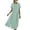 Green., variant on HBGVBA Casual Linen Midi Dress for Women,Short Sleeve Dresses,Linen Loose Pocket Button Side Slit Long Maxi Dress