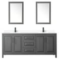thumbnail image 5 of Wyndham Collection Wcv252580d-Vca-M24 Daria 80" Free Standing Double Basin Vanity Set -, 5 of 7