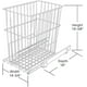 Rev-A-Shelf HRV-1520 S CR Pullout Wire Clothes Hamper Basket with Liner ...