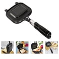 thumbnail image 1 of FUTUREORYY Double-Sided Non-Stick Pan Frying Pan Black Grilling Cooking 1Pcs, 1 of 8