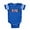 Royal Blue, variant on CafePress - Evil Easter Eggs Row_Short - Cute Infant Baby Football Bodysuit