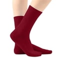 thumbnail image 2 of KyCheLot Girls' Knitted Socks Kids Candy-Colored Mid-Calf Tube Socks Lightweight Casual Schoolwear, 2 of 5