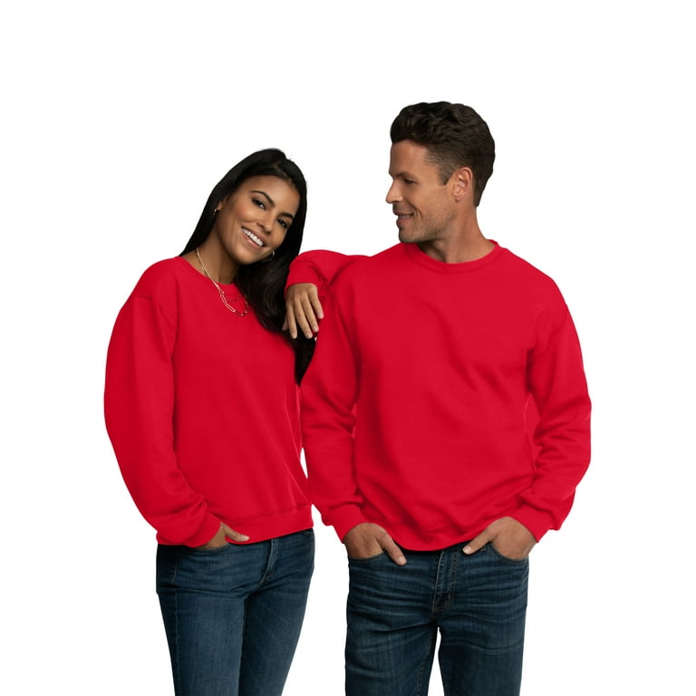 Fruit of The Loom Men's Sweatshirt - Red - XL