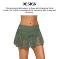 thumbnail image 2 of Eigraketly de natación de encaje de verano Sólido Transpirable Buena elasticidad Bragas triangulares incorporadas Traje de baño ligero en forma de Deportes acuáticos Verde militar XXL Eigraketly OD020842-20B, 2 of 6
