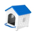 thumbnail image 4 of Caja nido resistente y fácil de limpiar para gallinas ponedoras de huevos en casa azul sin tapete, 4 of 9