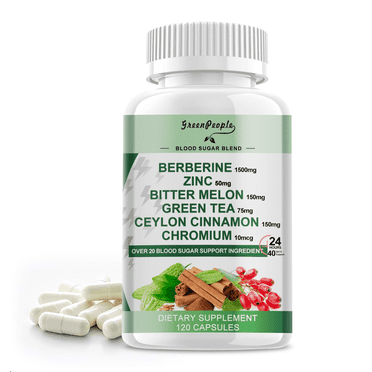 Berberine Supplement 1500mg,Plus Ceylon Cinnamon Support Immune System & Weight Management,120 Pills