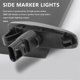 thumbnail image 5 of Smoked Lens Amber Full LED Dynamic Front Side Marker Lights for Mitsubishi Lancer Evo X Mirage Outla, 5 of 5