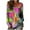 Multicolor-6, variant on JSKUMAR Womens Valentines Shirts Cute Dye Colorful Heart Graphics Tops Casual Long Sleeve V Neck Blouses Clothes Outfit (Multicolor-25,XL)