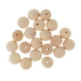 thumbnail image 2 of 20 Piezas De Espaciadoras De Sin Terminar Naturales Sueltas De Para Manualidades Fabricación De Joyas 30mm Fernando Perlas sueltas de madera, 2 of 7