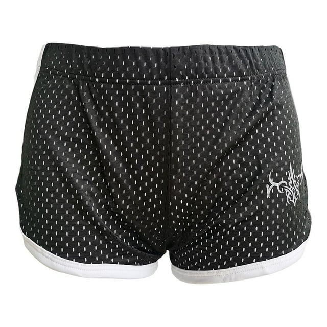 Calzoncillos tipo bóxer para hombre, ropa interior de nailon, bañadores retro, Negro xl Zulema Pantalones cortos para hombres