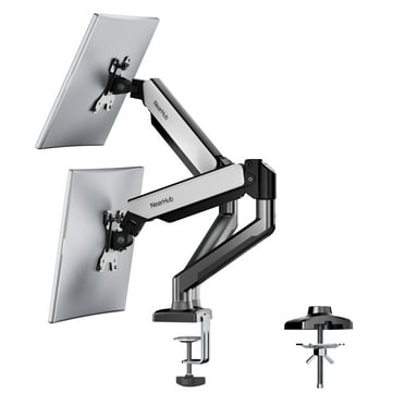 Nearhub Adjustable Gas Spring Dual Monitor Mount for 13-32 Inch Screen,Each Arm Holds 4.4 to 22 lbs,VESA Bracket,New