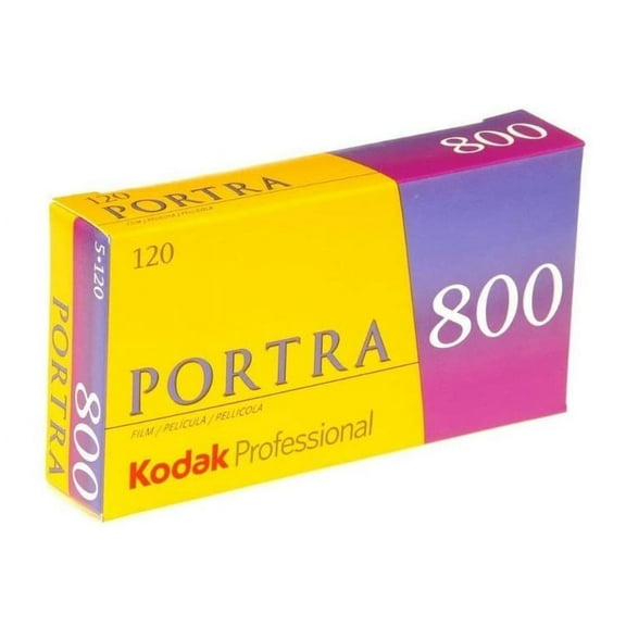 Kodak 812 7946 Professional Portra Color Negative Film 120 ISO 800 5 Roll Pack