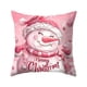 thumbnail image 2 of Fundas de almohada navideñas, fundas decorativas para cojines | Funda suave y acogedora para sofá o sillón, ideal para la decoración del hogar en Navidad, sala de estar y dormitorio., 2 of 6