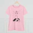 thumbnail image 5 of Women's Cotton T-Shirt with Lighthouse Design, Original Artwork Modern and Stylish, 5 of 5
