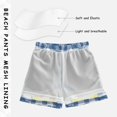 thumbnail image 3 of FORMRS Boys Swim Trunks Quick Dry Mesh Liner Boardshorts Sizes XS-XL, Light Lemon, 3 of 7