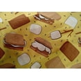 thumbnail image 5 of oneOone Cotton Silk Medium Yellow Fabric Food Dress Material Fabric Print Fabric By The Yard 42 Inch Wide, 5 of 6