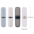thumbnail image 2 of MasteelfCA 4pcs Portable Toothbrush Toothpaste Storage Boxes Toothbrush Holders (Assorted Color), 2 of 8