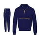 thumbnail image 2 of Conjuntos de uniforme médico para mujer, blusas y pantalones deportivos, ropa de trabajo de enfermería, uniforme de enfermería para Azul marino, 2 of 6