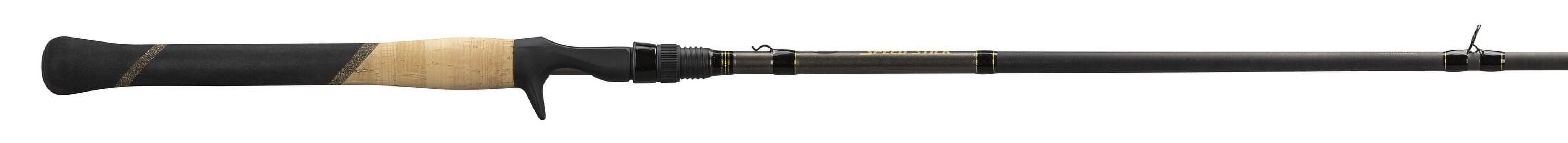 Team Lew's Custom Pro Casting Fishing Rod, 7-Foot Med Power All-Purpose Rod, Gray/Gold