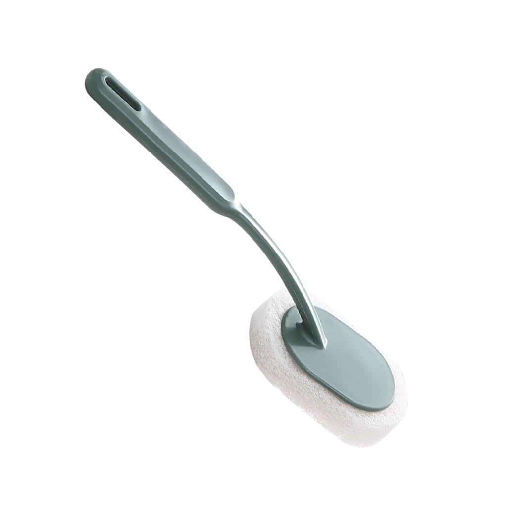 Long Handle Sponge Brush,Bathroom Washing Brush,Kitchen Sink Scrubber