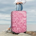 thumbnail image 7 of Hirioo Pink Glitter for Elasticity Suitcase Cover (No luggage Included) Durable Luggage Protector Fits 18-32 Inch Luggage-Large, 7 of 7