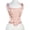 Pink, variant on QIPOPIQ Clearance Women's Corset Top Satin Basque Black Trim Corset Overbust Waist Trainer Bustier Top Plus Size L-6XL