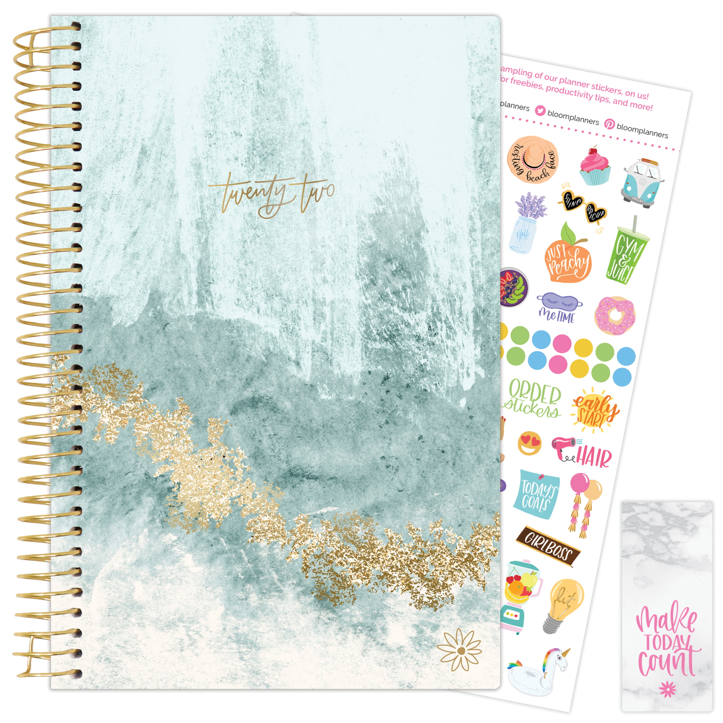 2022 Calendar Year Jan-Dec Be Kind by bloom daily planners 8.5x11 SOFT COVER PLANNER