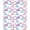 Purple Pink Blue, Pattern 2, variant on ODIKA Sprinkle Purple Video Pastel Stars Mermaid Classroom Kawaii Motifs Playful Non-Slip Flatwoven for Living Room, Under Sectional, Family