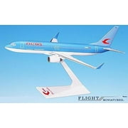 Neos 737-800 Airplane Miniature Model Plastic Snap-Fit 1:200 Part#ABO-73780H-029