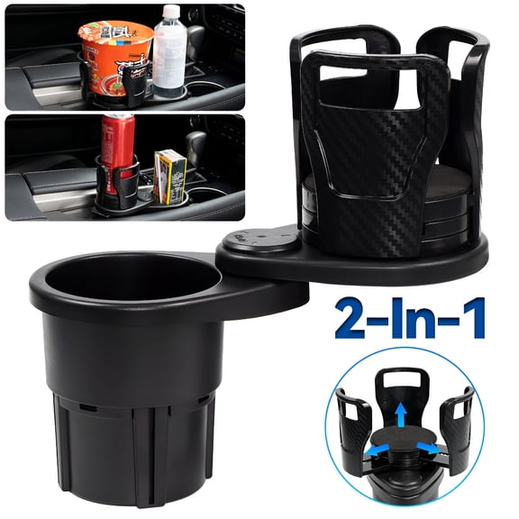LAMIRO Car Cup 2 in 1 Holder Expander Dual Cup Holder Expander for Car Multifunctional
