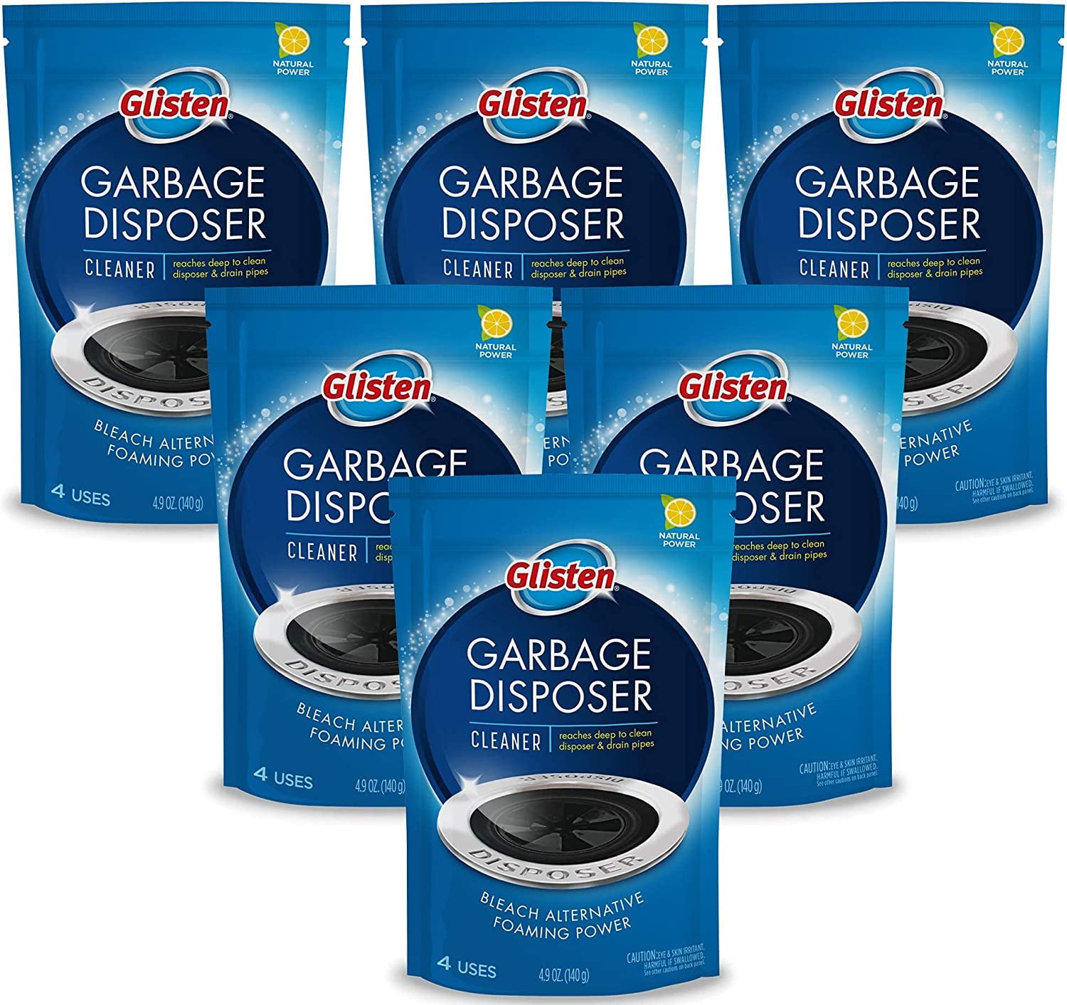 Glisten Garbage Disposer Cleaner, Odor Eliminator with Foaming Action